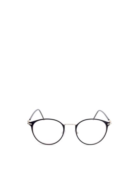 BOSS round-frame glasses