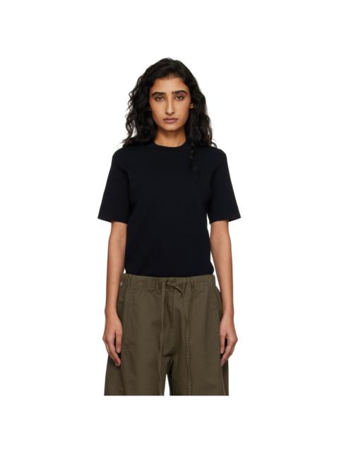 entire studios Black Slim Knit T-shirt