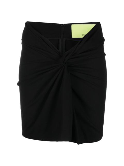 Barina knot-detailing miniskirt