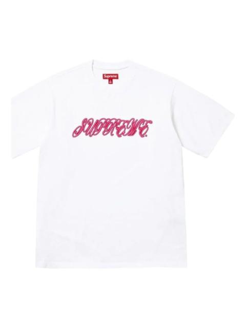 Supreme Supreme SS26 Raised Script S/S T-Shirt 'White' SUP-SS26-180-WHT
