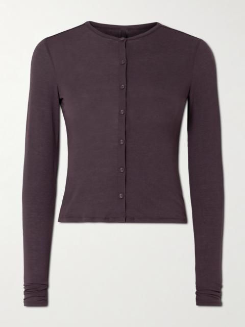 SKIMS Sheer Modal-blend Cardigan