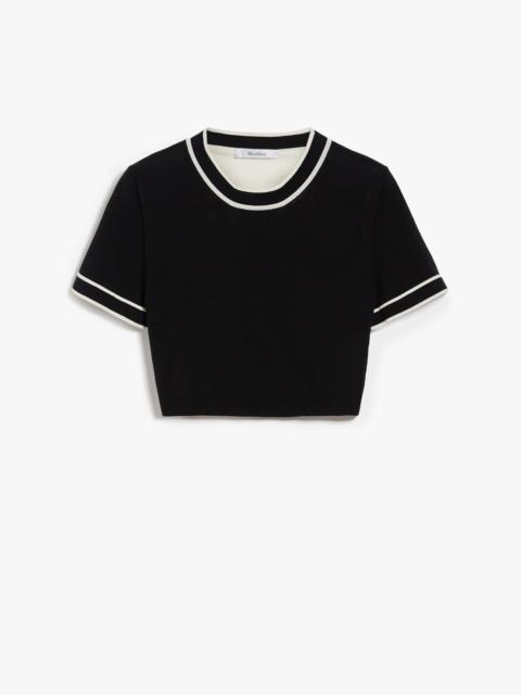 Max Mara USCIO Cotton yarn cropped jumper