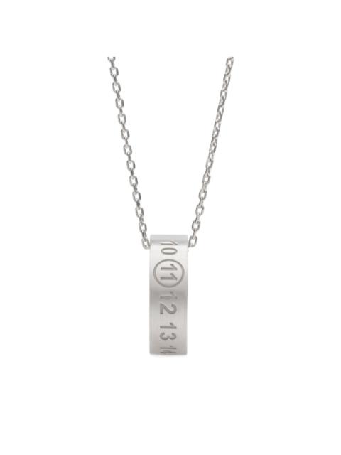 Maison Margiela number reference pendant necklace