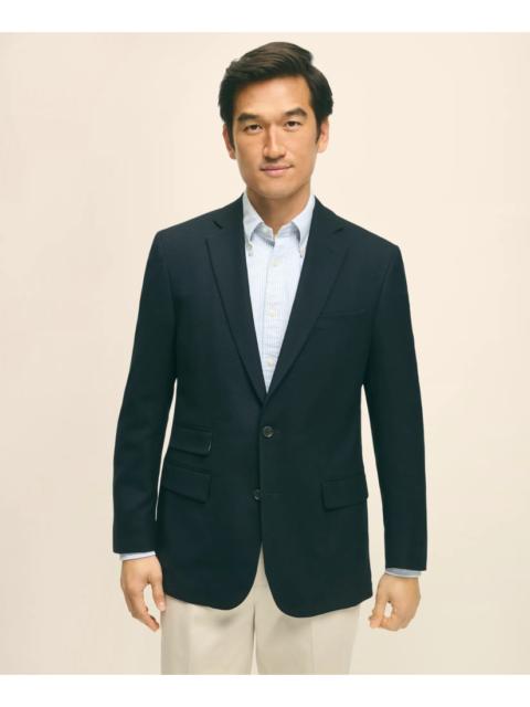 Brooks Brothers Classic Fit Stretch Wool Hopsack Blazer