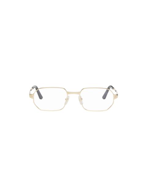 Gold Rectangular Glasses