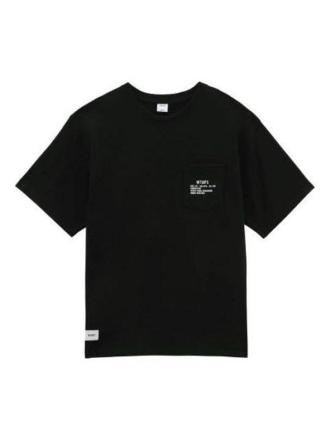 Vans Vans x WTAPS Logo T-Shirt 'Black' VN0A7SPRBLK