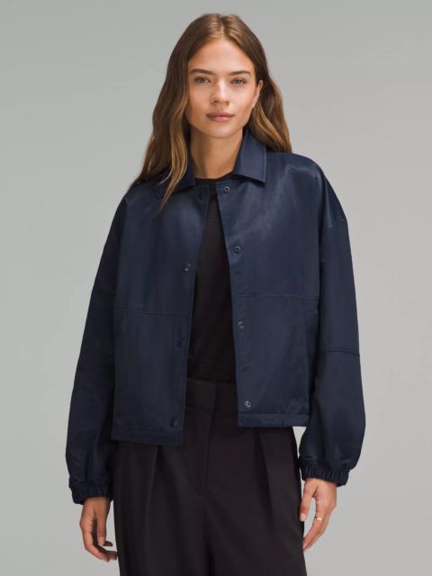 Cropped Coach's Jacket