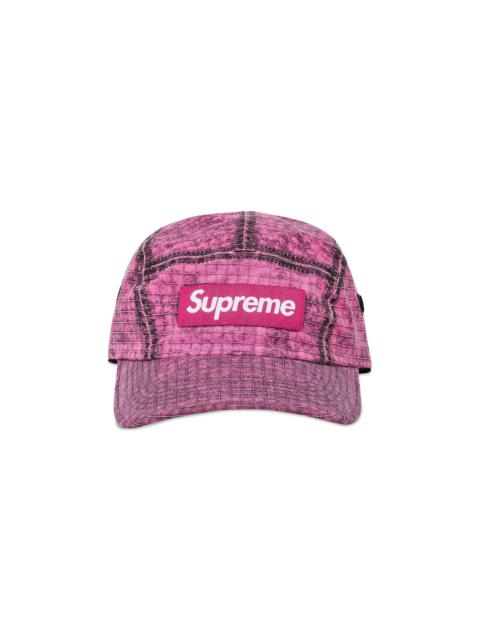 Supreme Distressed Ripstop Camp Cap 'Pink'