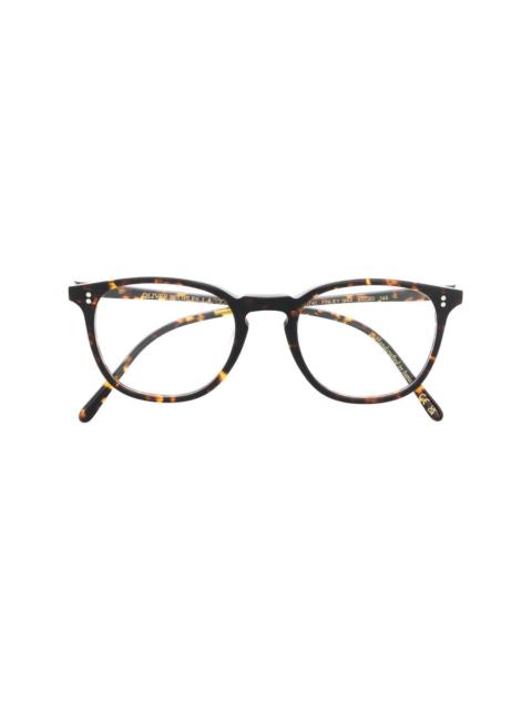 tortoiseshell-frame glasses