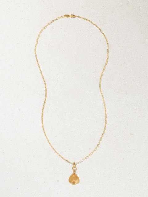 FOUNDRAE Reverie Spade 18-karat Gold Necklace