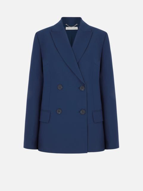 EMILIA WICKSTEAD Firston Jacket In Navy Summer Wool