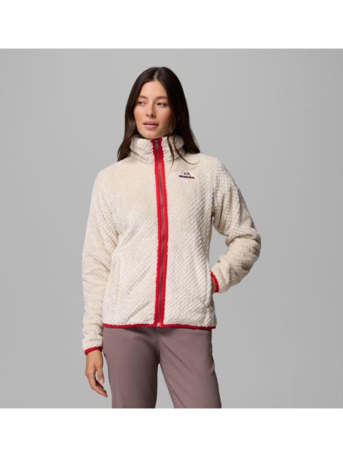 Columbia Women's Collegiate Fire Side II Sherpa Full Zip Fleece - Georgia