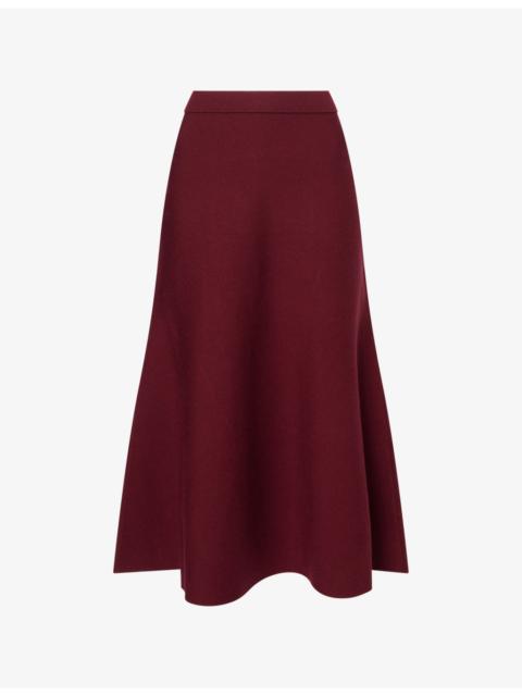SIMKHAI Cassie Knitted Wool Maxi Skirt