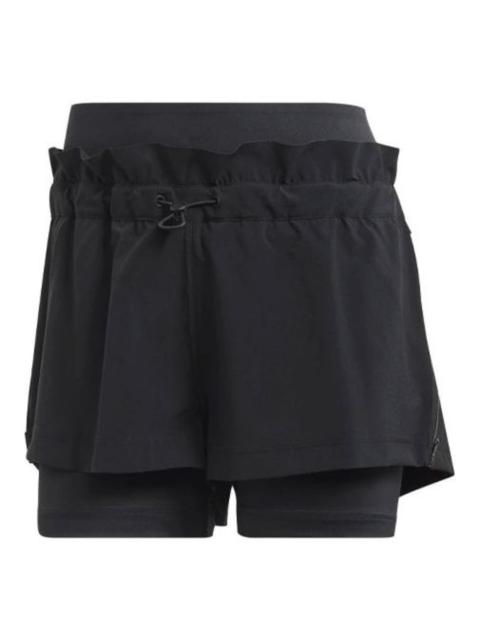 (WMNS) adidas Stella McCartney Hiit Short Asia Sizing 'Black' FS7583