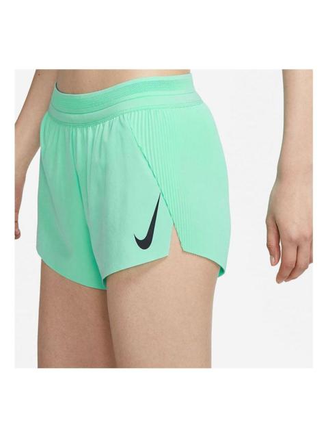 Nike (WMNS) Nike Aero Swift Side Forked Gym Running Sports Shorts Mint Green CZ9399-342