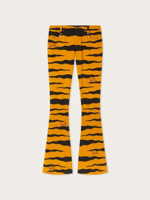 PUCCI FIAMME PRINT BOOTCUT PANTS