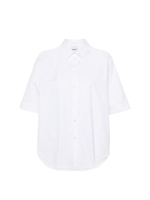 Aspesi pinch-detailed shot-sleeve shirt