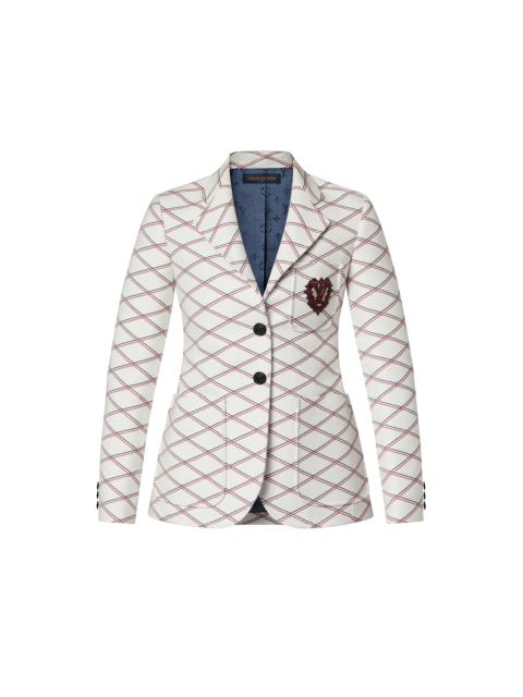 Louis Vuitton Tricolor Mallegate Preppy Blazer