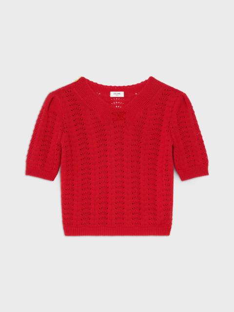 CELINE top IN cotton pointelle