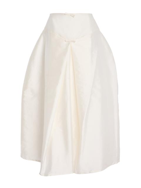 MARLIES GRACE Exclusive Celeste Taffeta Skirt white