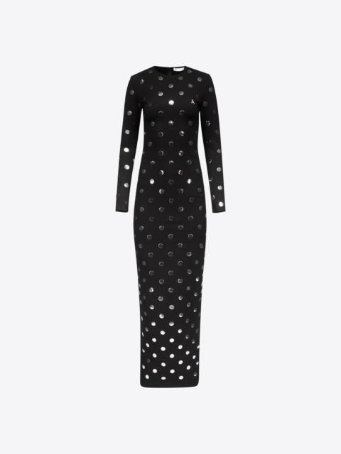 POLKA DOT LONG SLEEVE GOWN