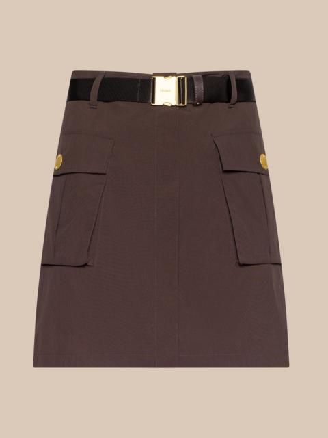 L'AGENCE Norene Nylon Mini Skirt