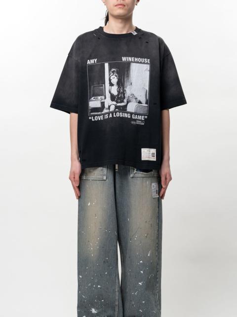 Maison MIHARAYASUHIRO "U/MUSIC x MMY" AMY WINEHOUSE Print T-shirt