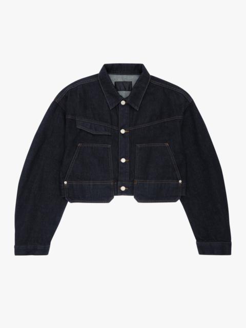 Helmut Lang CROPPED DENIM TRUCKER JACKET