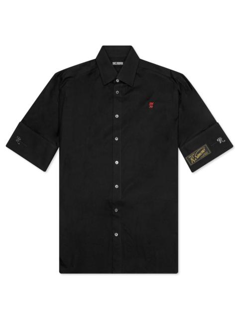 RAF SIMONS S/S BUSINESS SHIRT WITH ARTIST DATE - BLACK