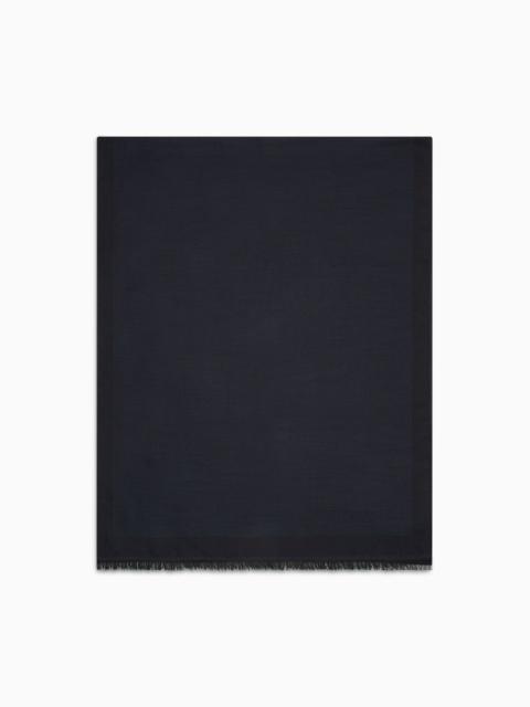 EMPORIO ARMANI Wool and silk stole