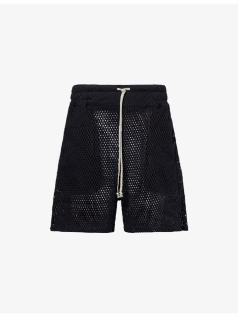 Rick Owens Rick Owens X Champion Relaxed-Fit Mesh Cotton Shorts