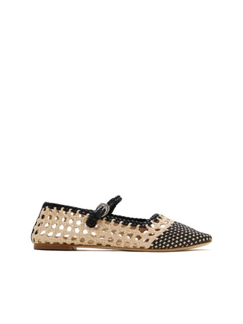 STAUD Nell crochet ballet flats