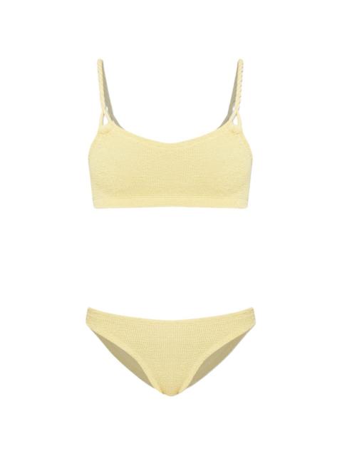 Hunza G Phoebe twisted crinkle bikini