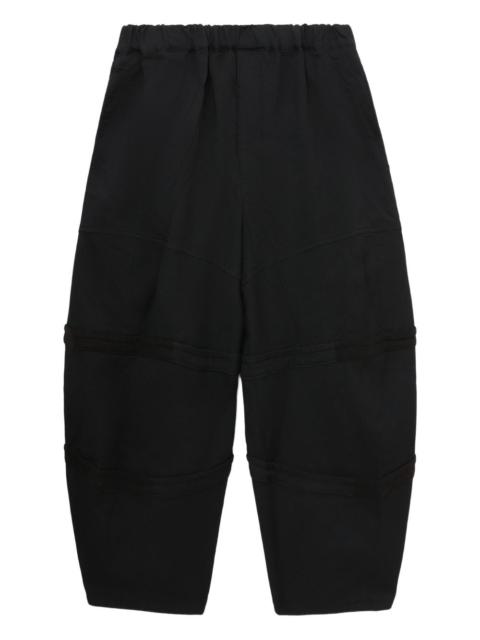 BLACK COMME des GARÇONS elasticated-waistband trousers
