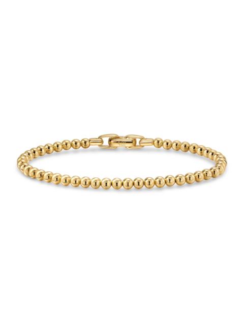 DAVID YURMAN Men's Spiritual Beads Metal Bead Bracelet in 18K Yellow Gold, 4MM - Gold