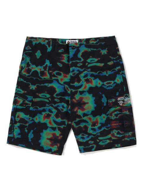 A BATHING APE® A Bathing Ape SS23 Thermography Cargo Shorts 'Black' 1J30-153-013