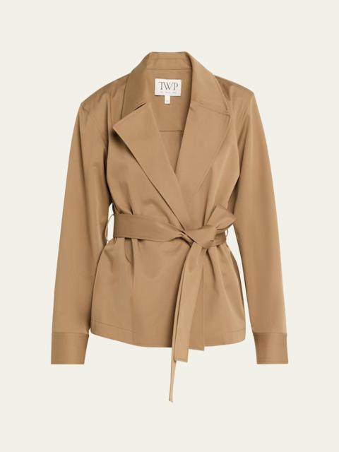 TWP Wrap Me Up Short Belted Coat
