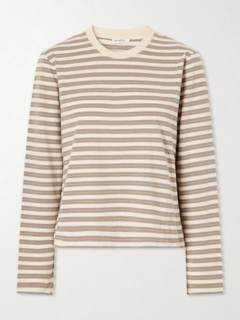 KALLMEYER Wynn Striped Cotton-jersey T-shirt