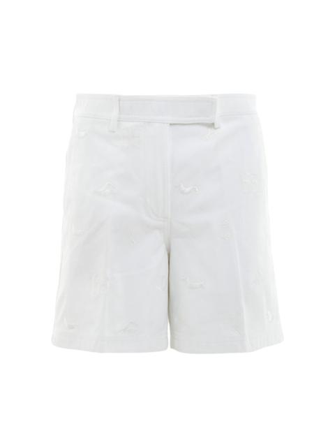Thom Browne Wide Leg Chino Shorts
