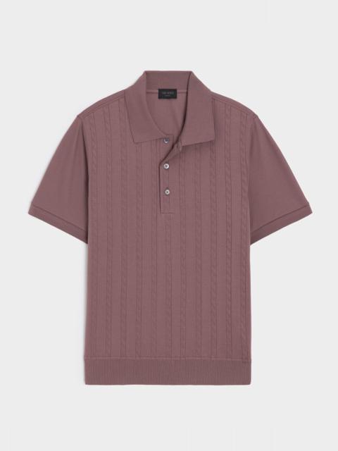 TODD SNYDER Cotton Cable Polo