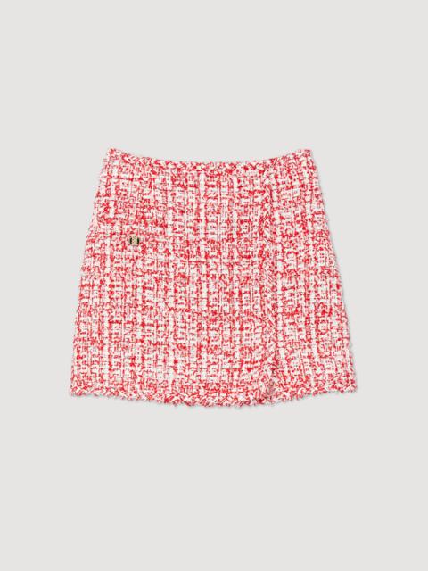 Sandro Short tweed skirt