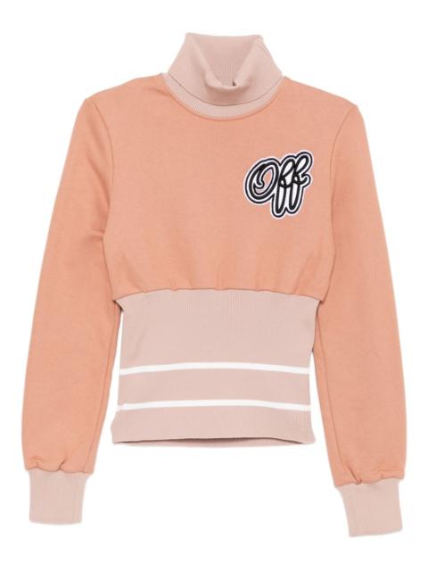 Off-White cheerleader ribbed sweatshirt
