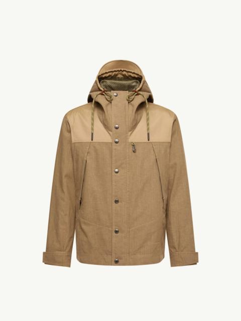 Moncler Grenoble Givors Linen Hooded Jacket