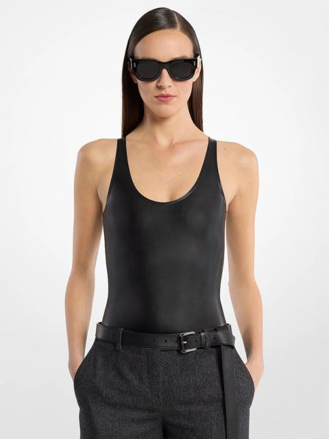 MICHAEL KORS COLLECTION Mixed-Media Bodysuit