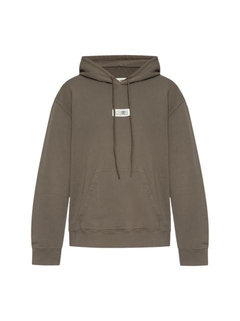 MM6 Maison Margiela numbers motif hoodie