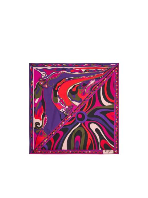 PUCCI abstract-print scarf
