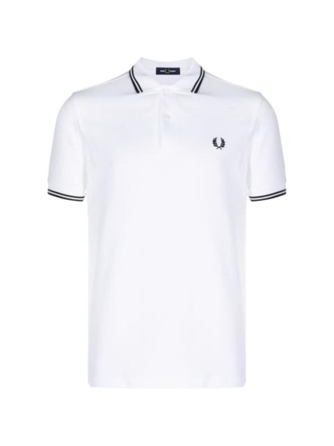 Fred Perry logo-embroidered cotton polo shirt