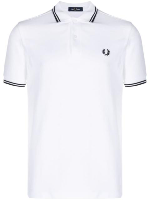 Fred Perry logo-embroidered cotton polo shirt