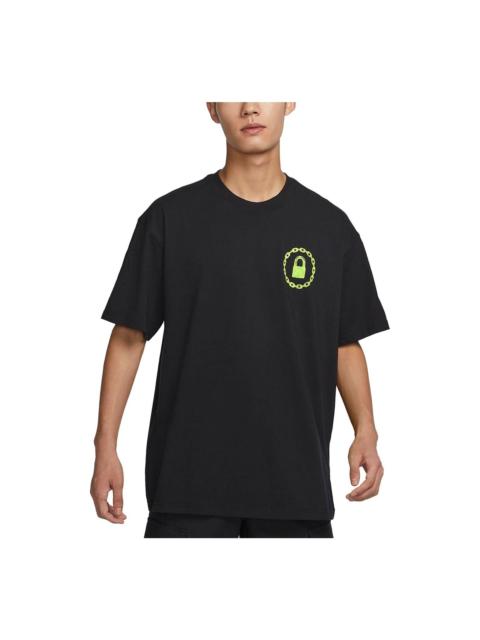 Nike Nike SB On Lock Skateboarding T-Shirt 'Black' FJ1140-010