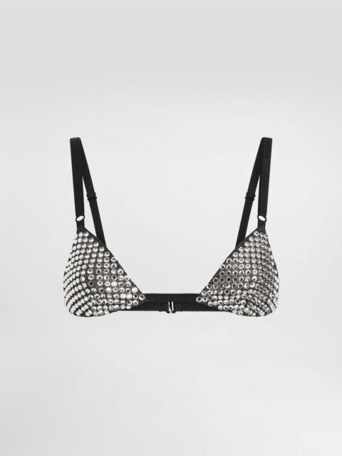 Dolce & Gabbana Rhinestoned bra